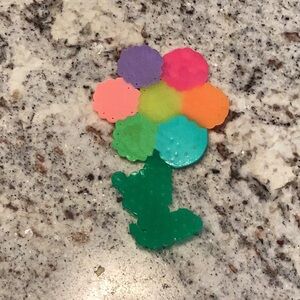 Colorful Beaded Flower Art for your walls!